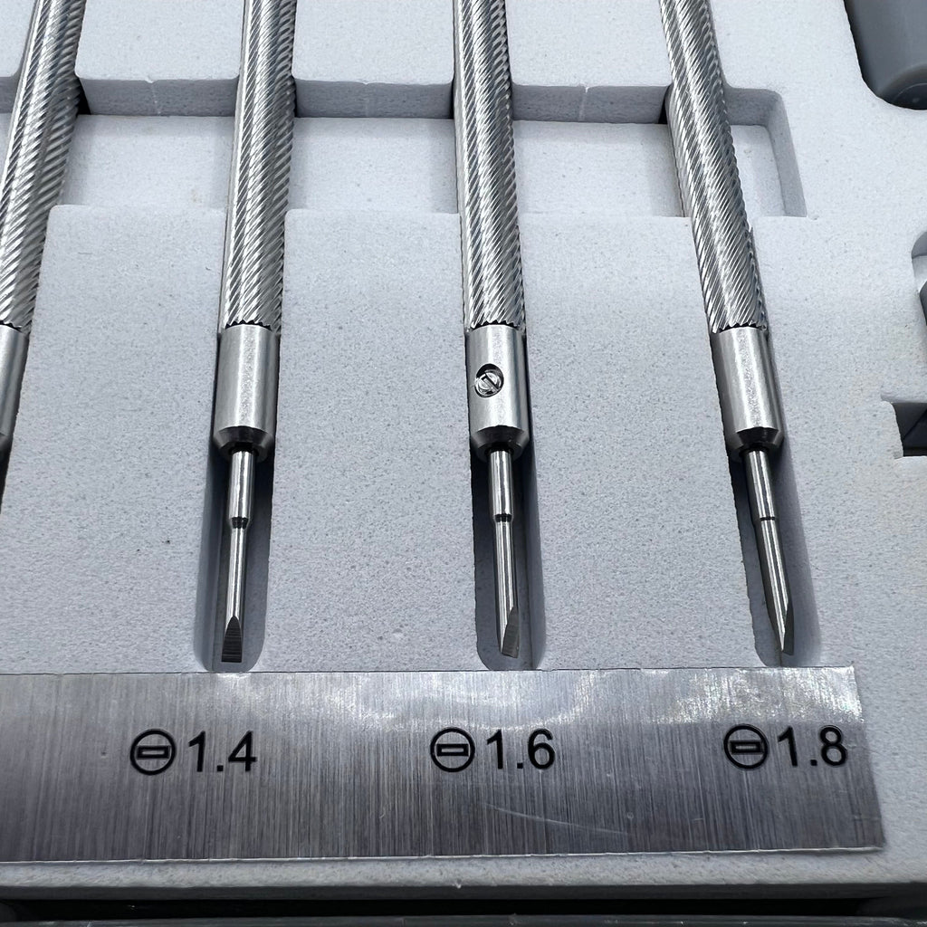 Screwdriver Set 316 Stainless Steel Watchmakers Ergonomic 6 Pieces Screwdriver