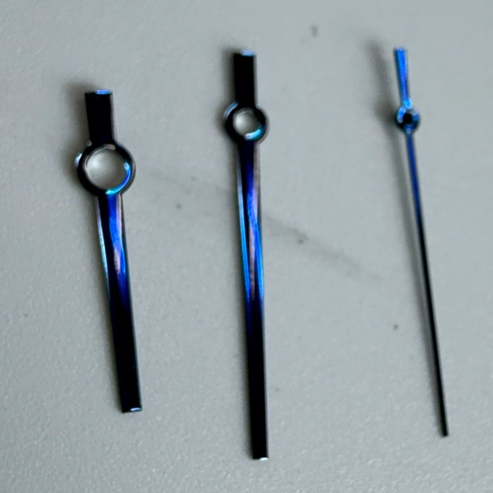 Modified Dayjust High Canon Blue Watch Hands for Miyota 8285 Movement