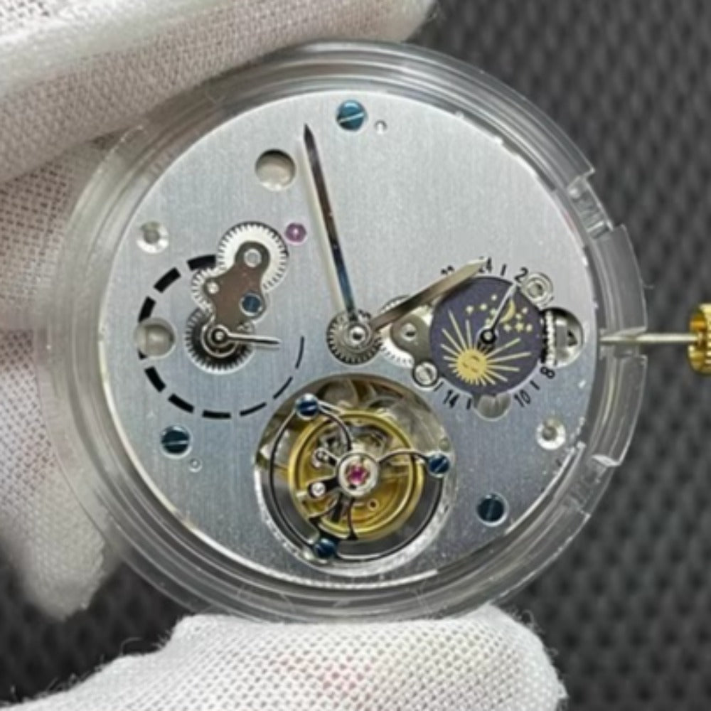 Dandong 5212 Automatic Mechanical Movement with Flywheel Moonphase