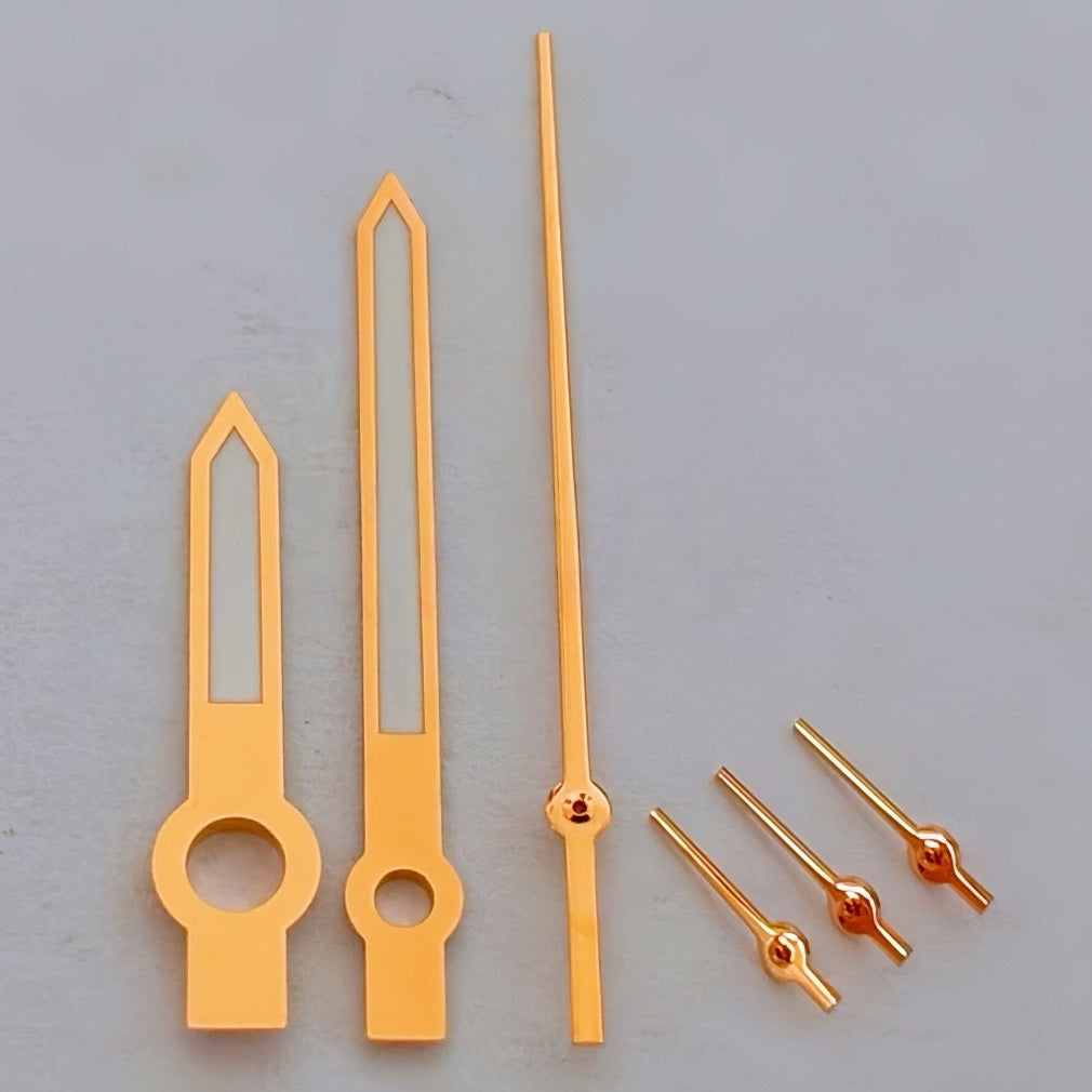 Rose Golden Trim with Lume Hands for ETA/Dandong 7750 Movement M005.0/M005.1