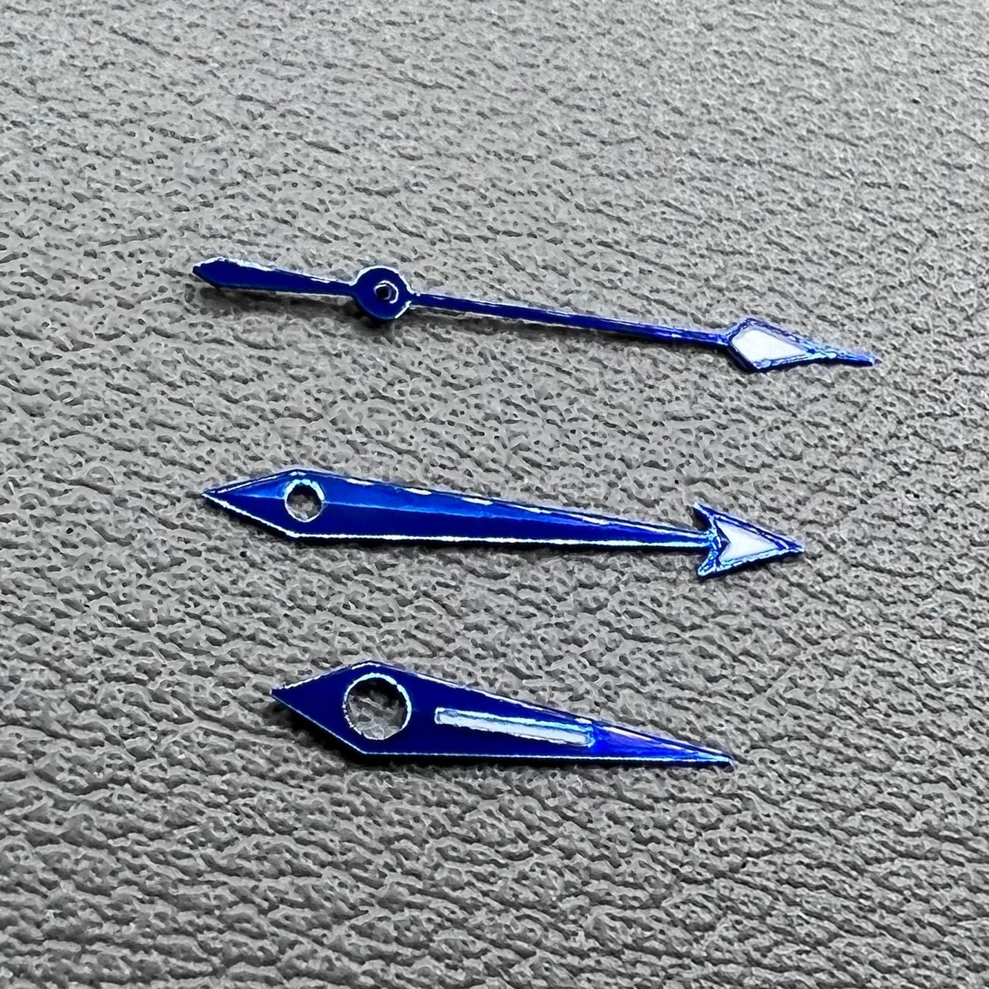 18.5X15.1X10.9mm Modified Blue Lume Watch Hands Set for ETA2836 2824 2892A2