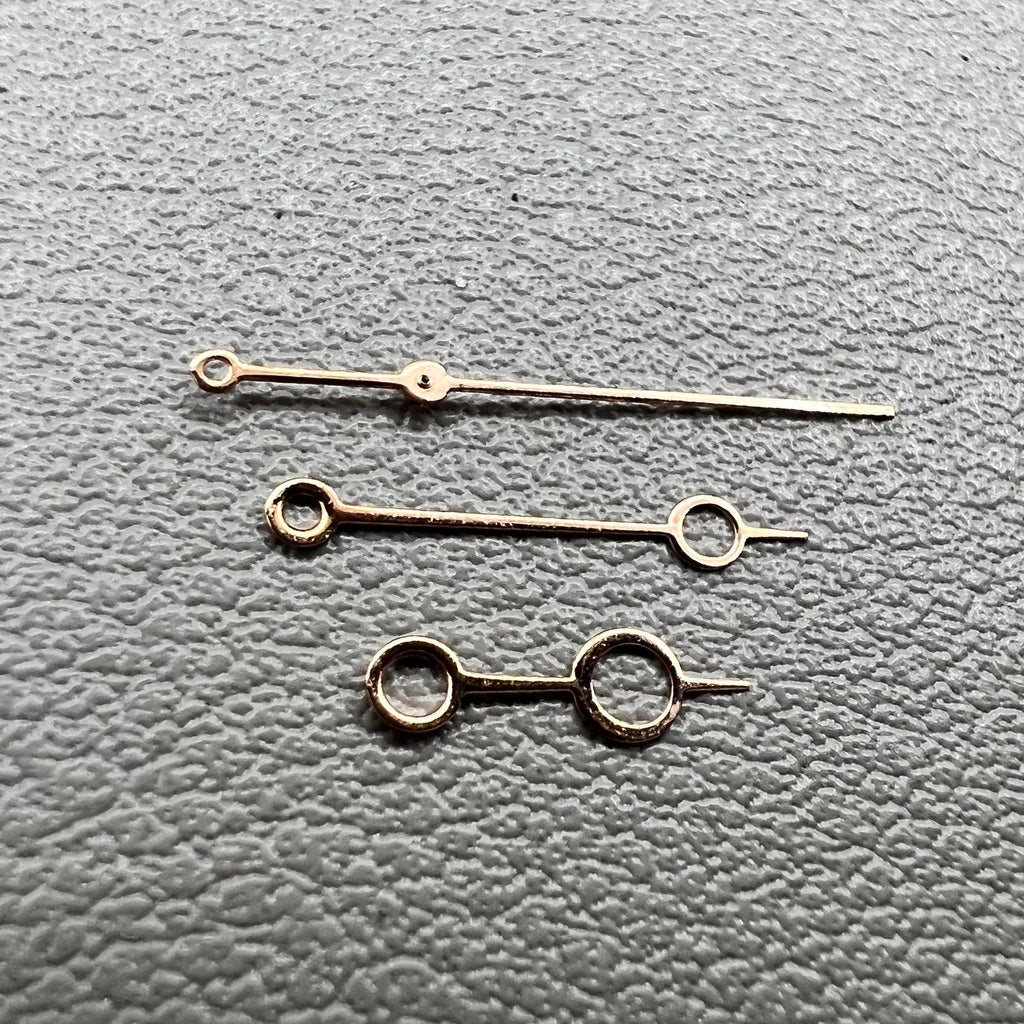2 Sets Modified Rose Golden Circle Hollow No Lume Hands for NH35/36 NH38 NH72