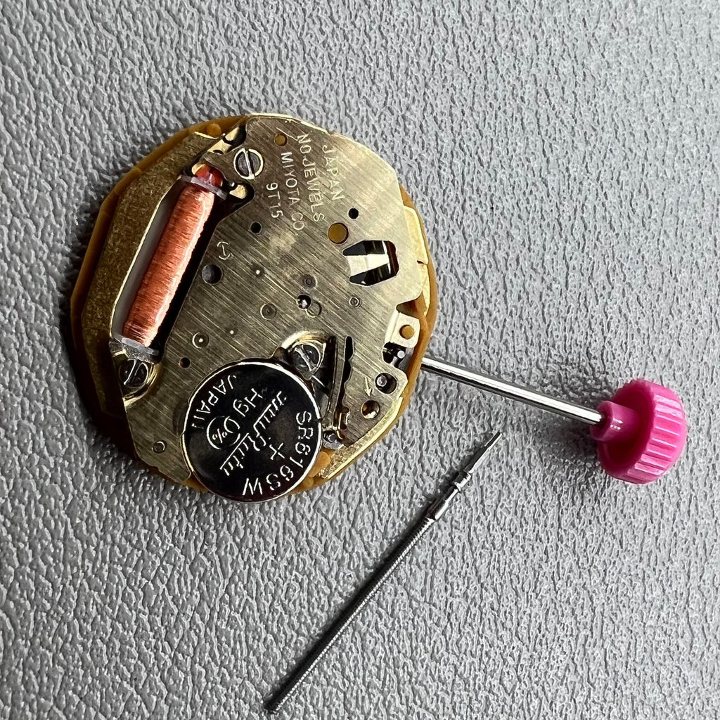 Japan Miyota 9T15 Quartz Movement Date@6