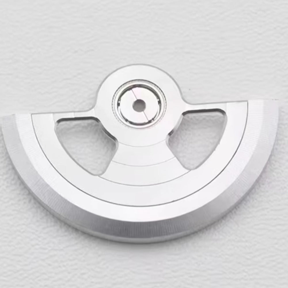 Silver Modified Hollow Geneva Style Rotor Oscillating Weight for NH35 NH36