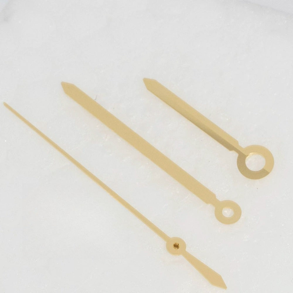 3 Hands Modified Golden No Lume Watch Hands for ETA C07.111 Movement T099
