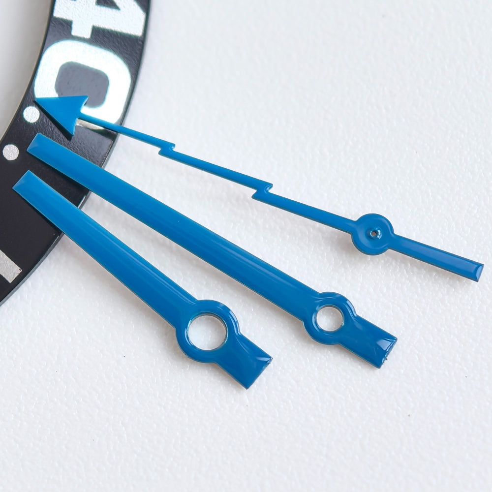 Painted Blue Lightning Second Watch Hands for 3230 3235 Mechanical Movement