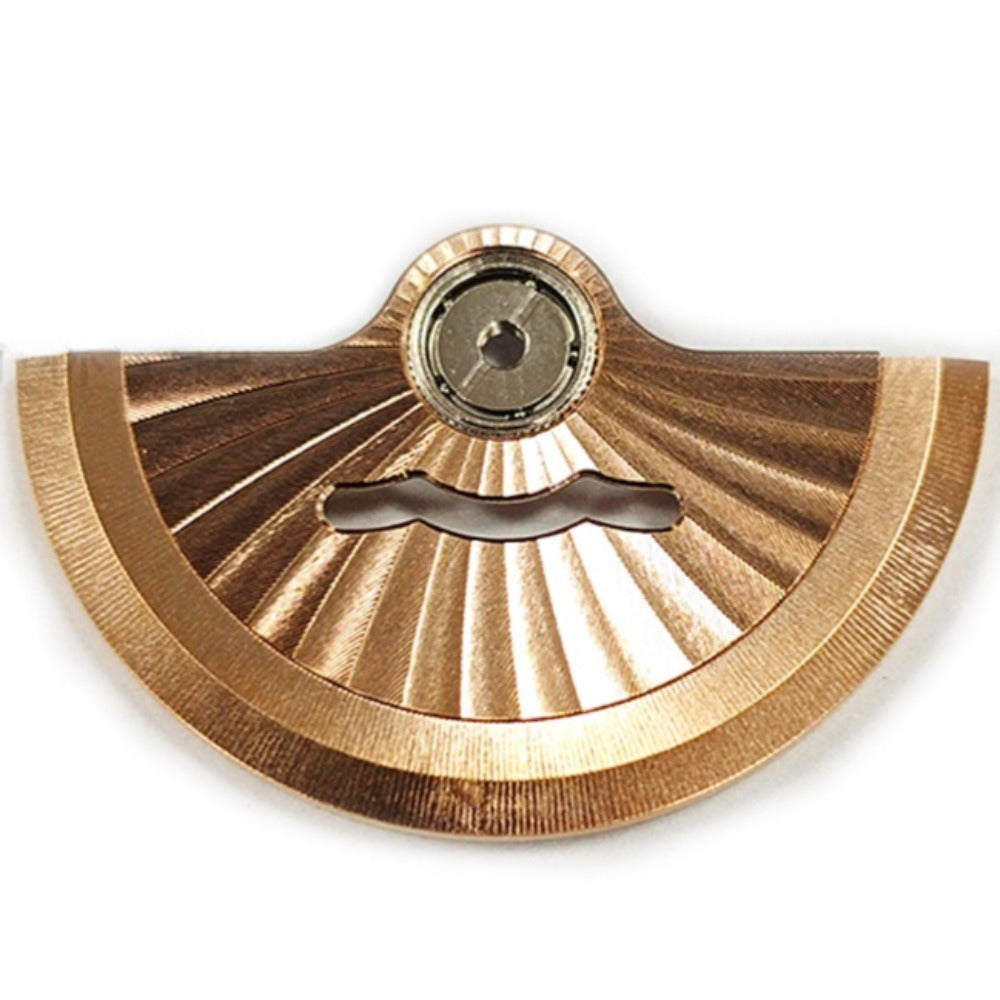 Rose Golden Middle Hollow Radioactive Stripe Oscillating Weight for NH35 NH36