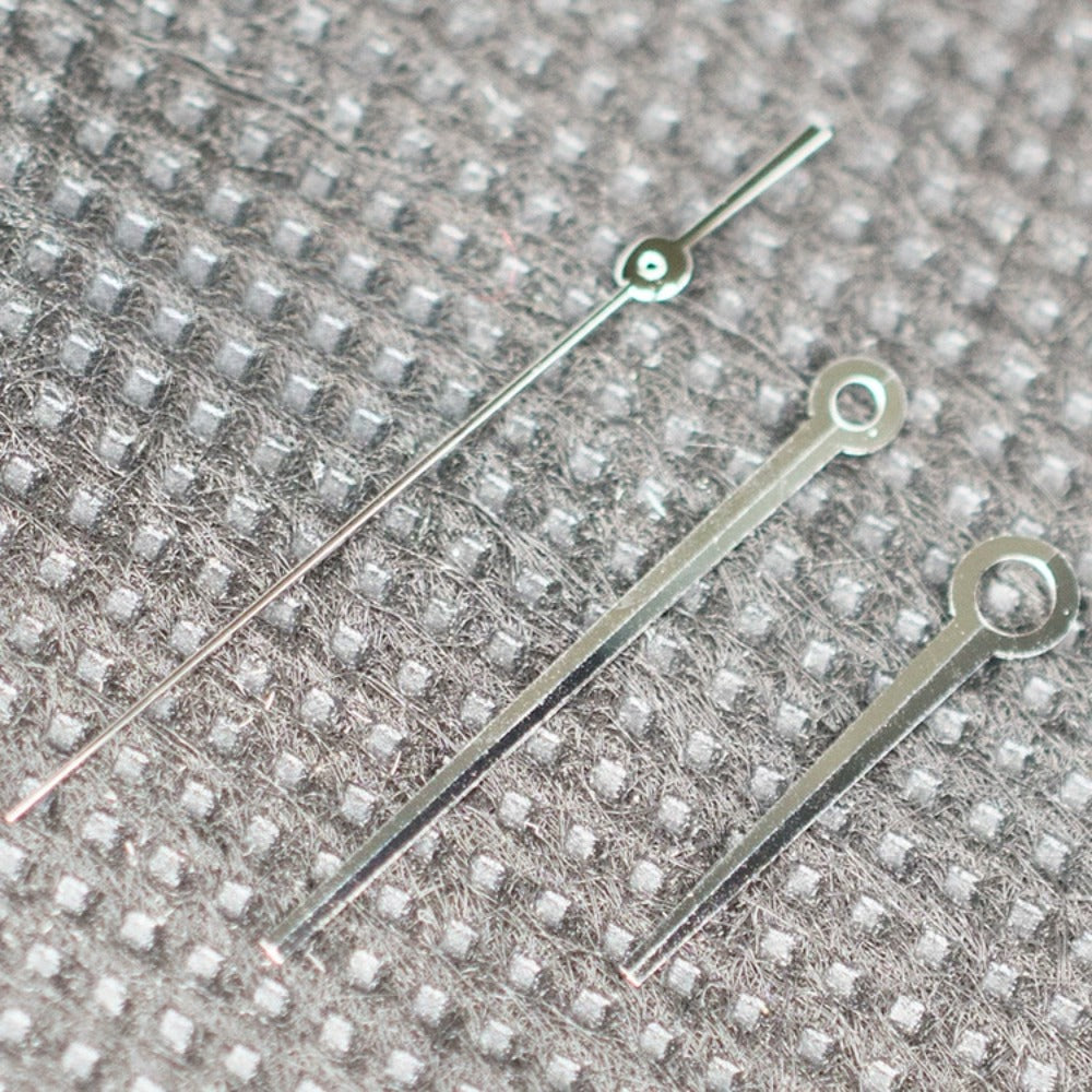 16.5X15.8X10.5mm Silver No Lume Watch Hands for ETA C07.111 Movement