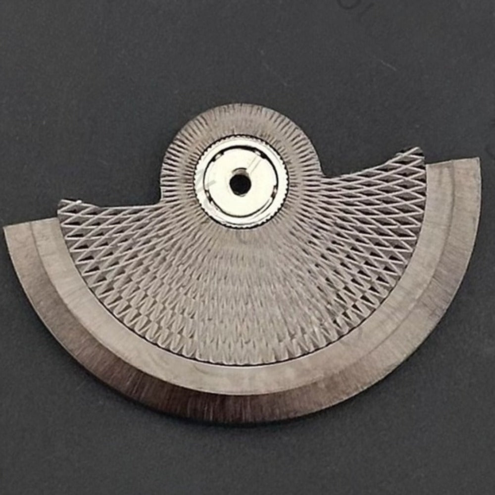 Modified Black Pineapple Texture Rotor Oscillating Weight for NH35 NH36 Movement