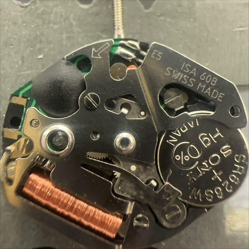 Swiss Made ISA 608 Quartz Movement 3 Hands Watch Part