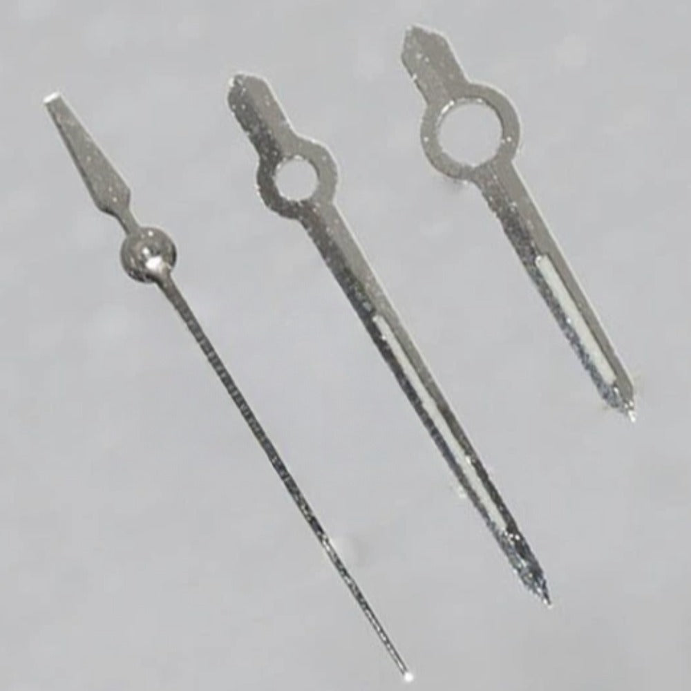 11x15x16.6mm Silver Trim Green Luminous Watch Hands for Japan 8200 8205