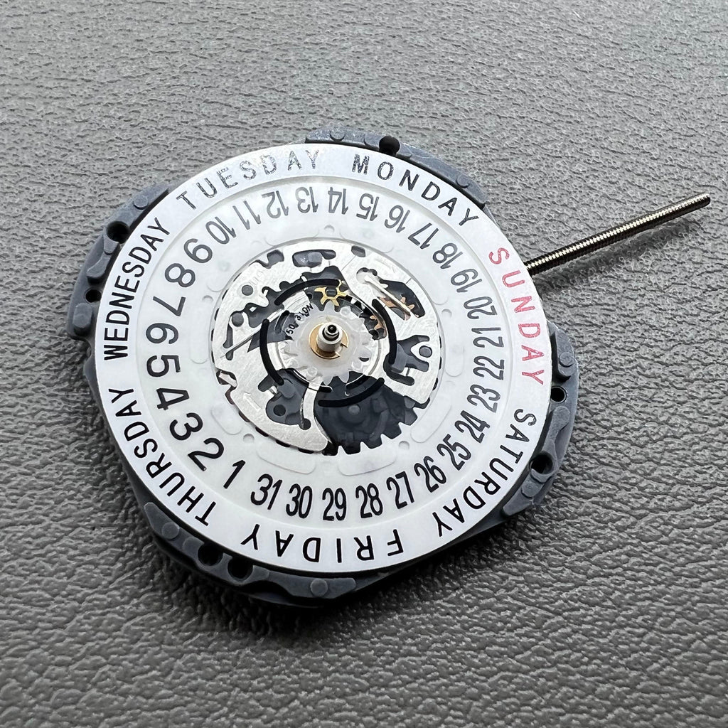 Japan Hattori Epson VJ45 VJ45B Watch Quartz Movement Date@6, Day 12
