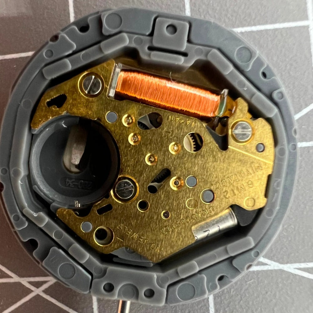 Japan Made Miyota 6M12 Date At 6 Quartz Movement 3 Hands Japan Movement