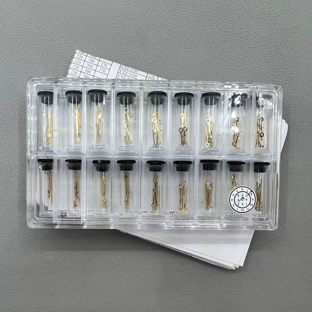 Assortment 18 Sizes/Set Golden Watch Hands Hour /Minute /Second Hands