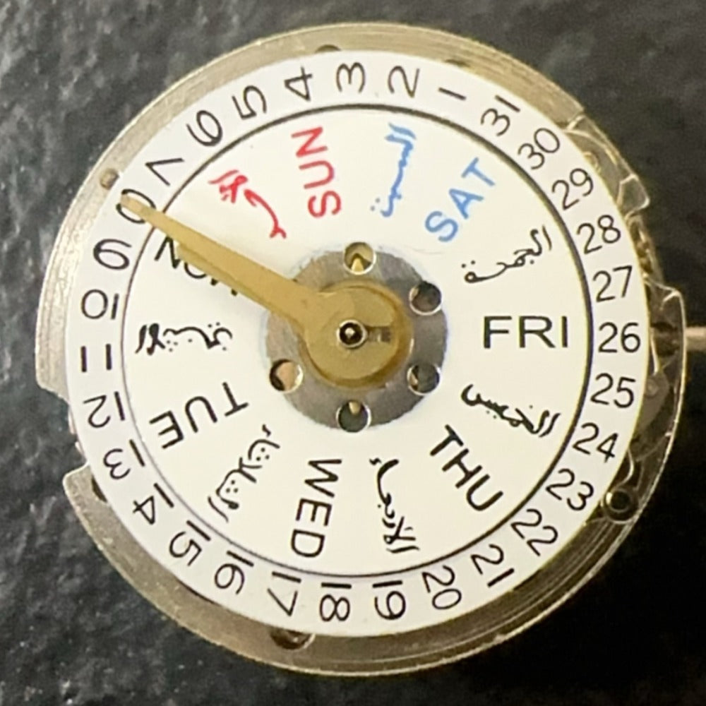 Shanghai 3121 Automatic Mechanical Lady Single Calendar Arabic Font Disk