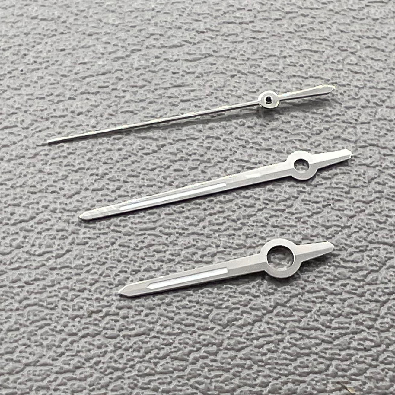 2 Sets/Pack Silver Trim Green Luminous Hands for ETA 2892 2846 2836 2824