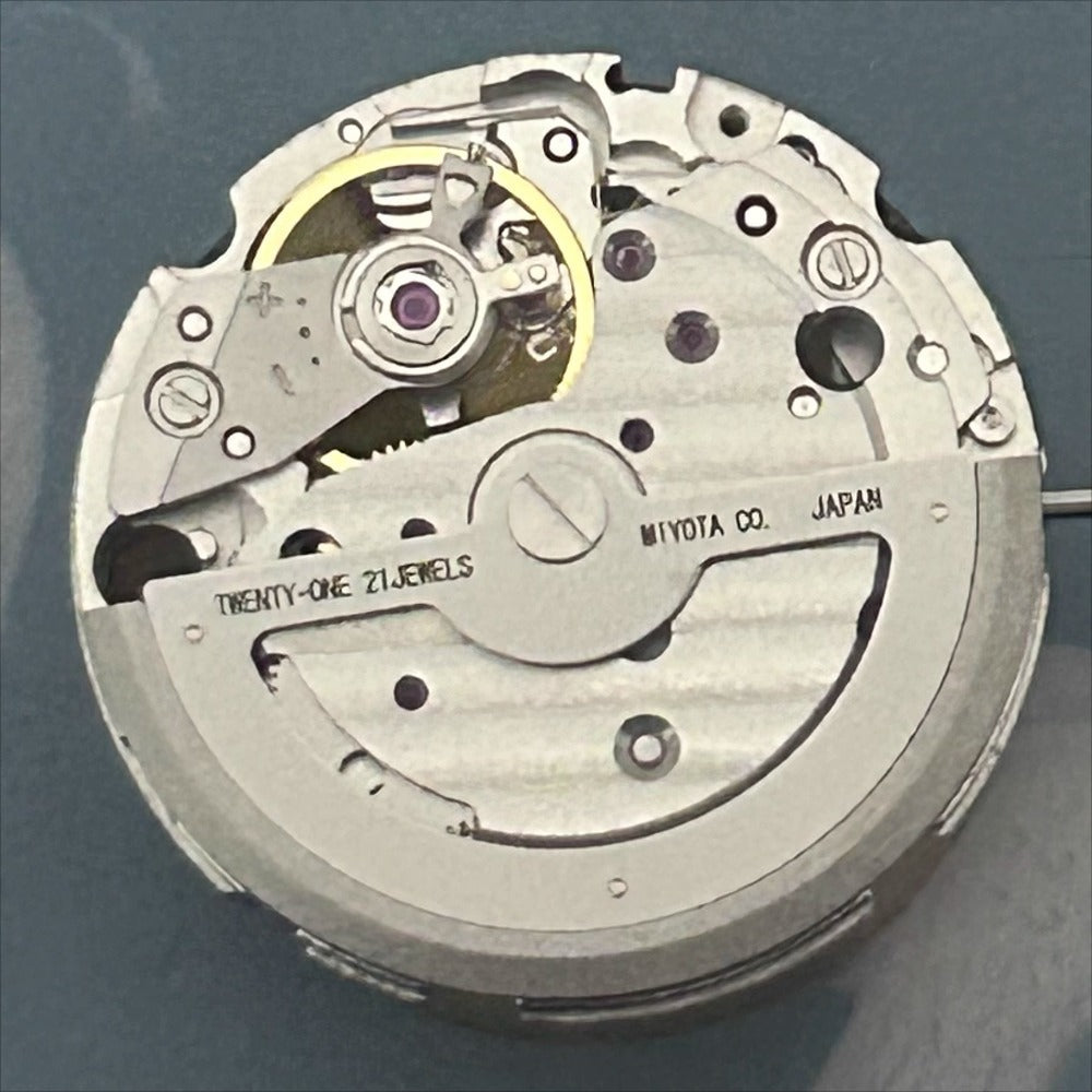 Japan Made Silver Miyota 82S5 Mechanical Movement with Second Stop Function