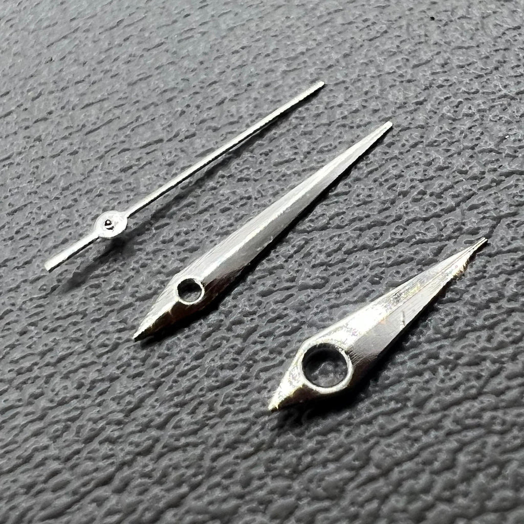 2 Sets/Pack Silver Set of Watch Hands for Miyota 2035 Movement 12mm/11mm/9mm