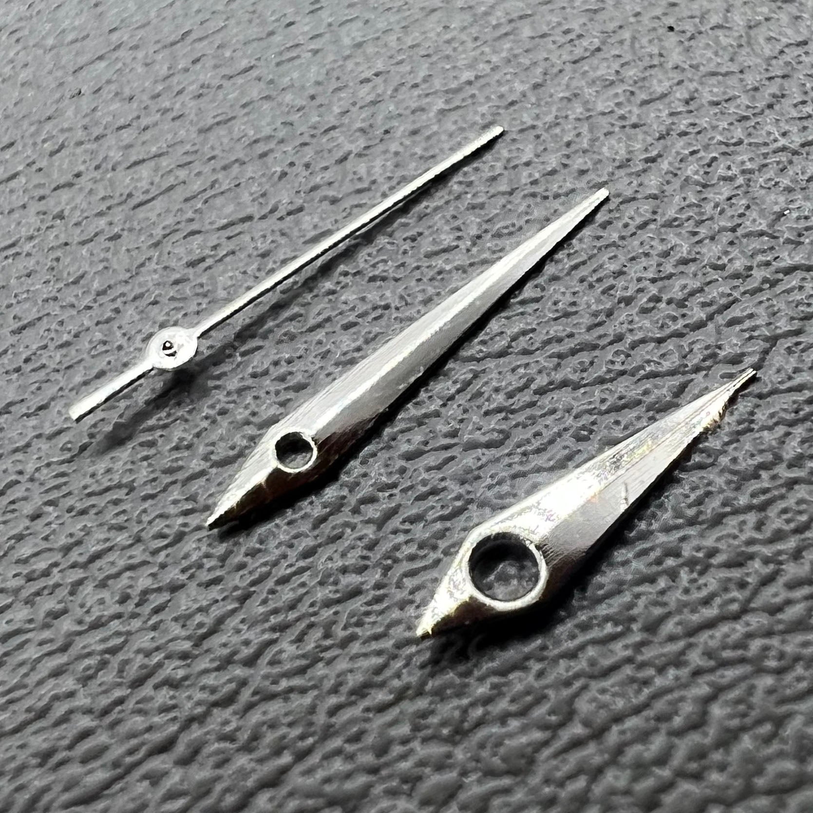 2 Sets/Pack Silver Set of Watch Hands for Miyota 2035 Movement 12mm/11mm/9mm
