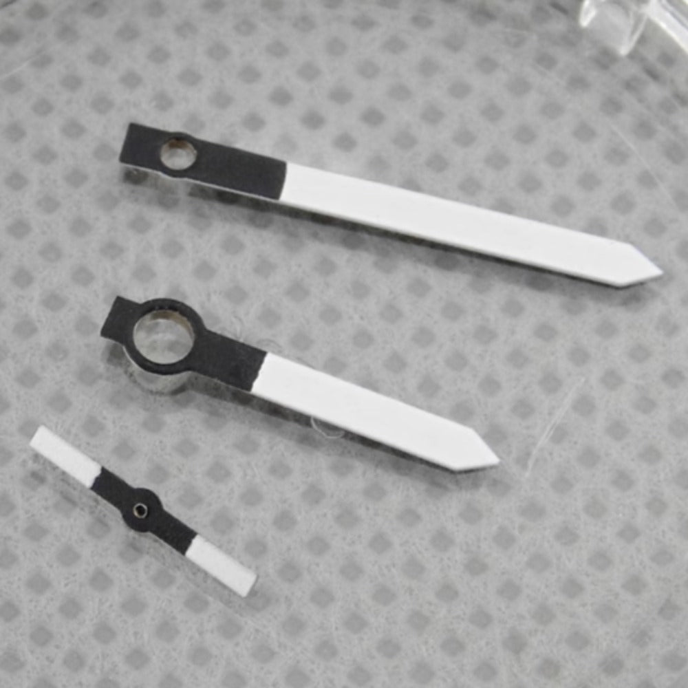 17x12x5mm White+Black Watch Hands Set for ETA6497 6498 ST3600 ST3620 Movement