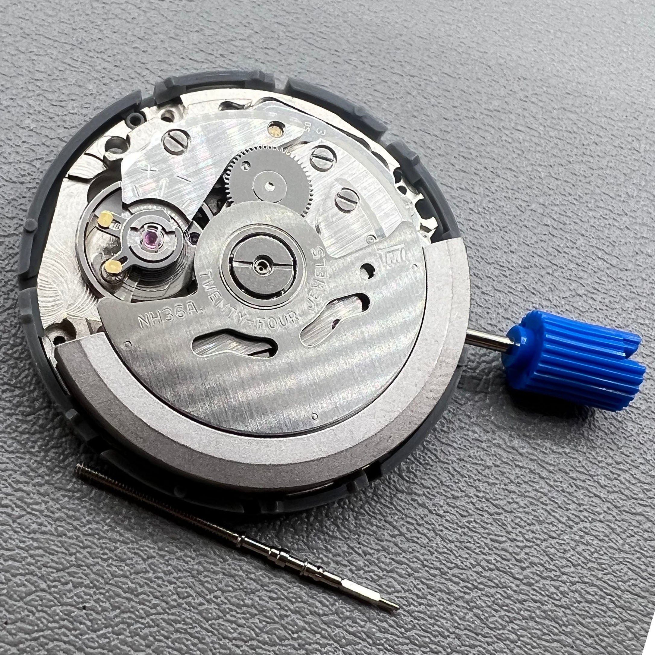 Japan NH36 Automatic Mechanical Movement Japanese Date Dial Crown@3.8