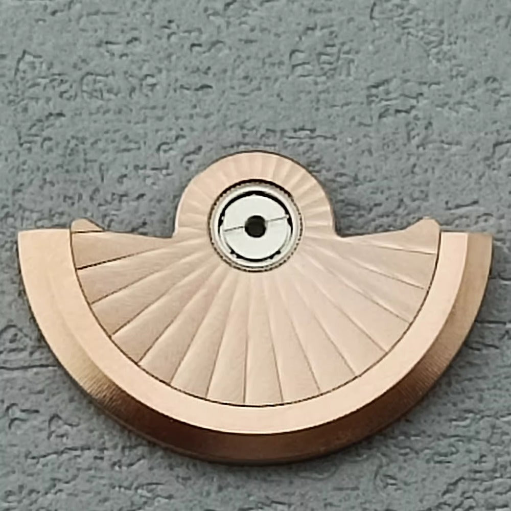 Rose Golden Radial Pattern No Hollow Oscillating Weight for NH34 NH35 NH36 NH38