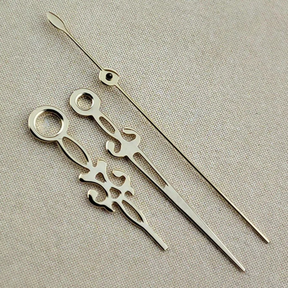 Golden Hollow Snowflake Shape No Lume Watch Hands for NH35/36 NH38 NH72 NH70