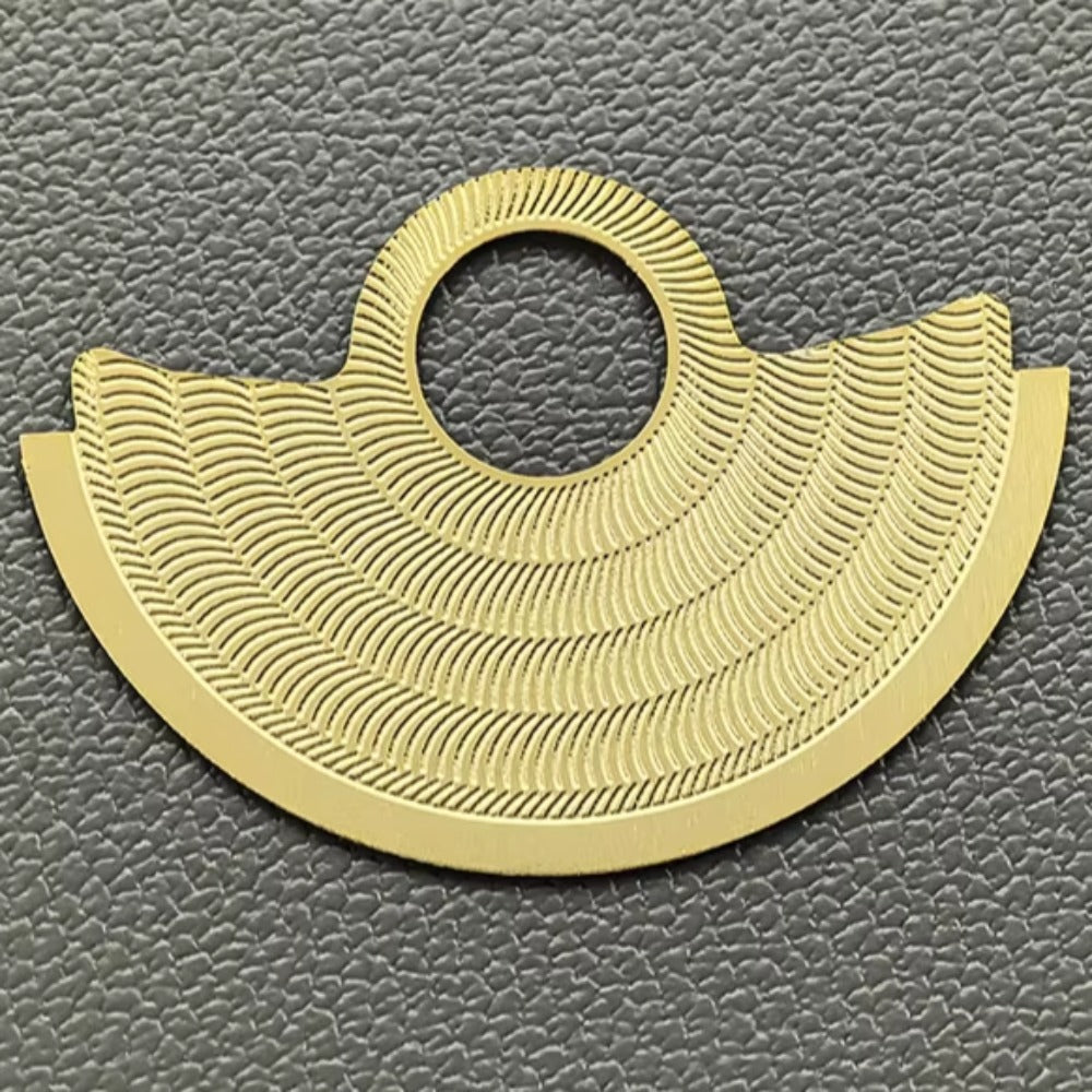 Golden Causeway Pattern Rotor Oscillating Weight Overlay Fit for NH35 NH36