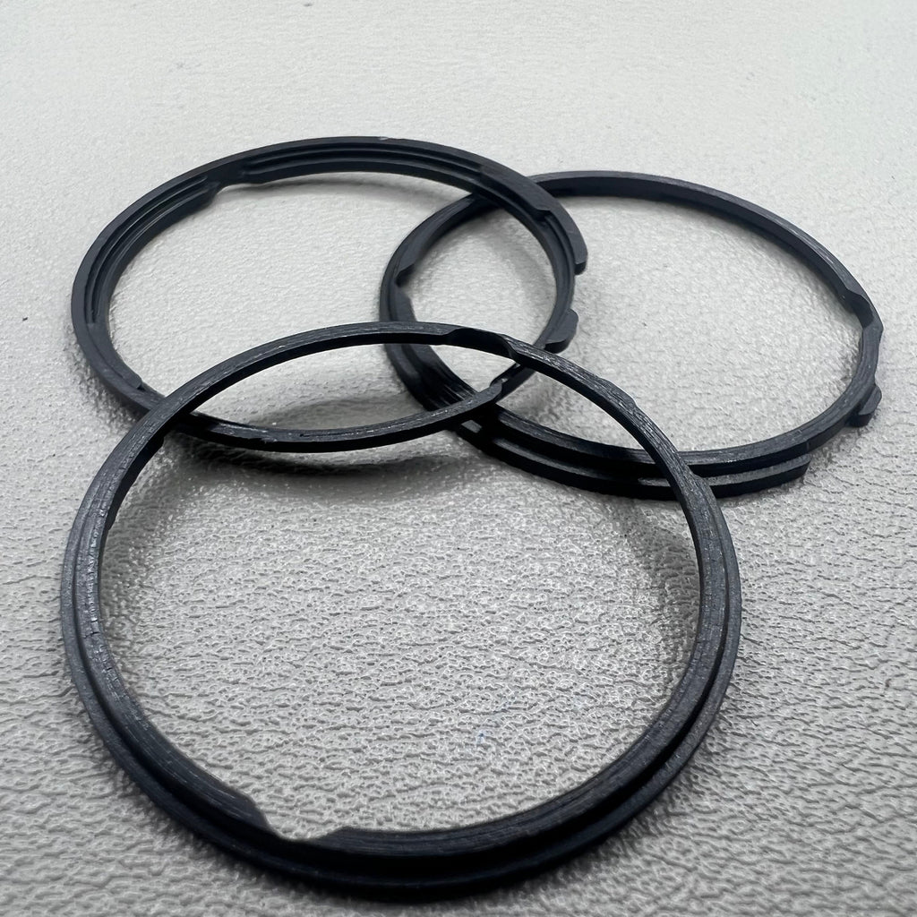 5 PIECES Black Cushion Mount Spacer Ring Fixing Ring for Orient 46941 Movement