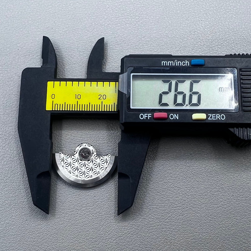 Silver Fireworks Pattern Rotor Oscillating Weight for NH34 NH35 NH36 NH38