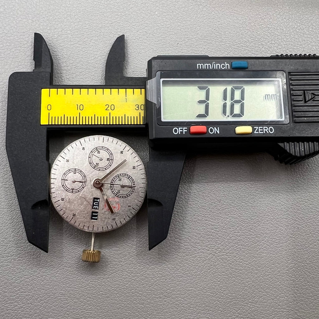 China 7750 Automatic Chronograph Movement Date Day Small Second @9 ETA 7750