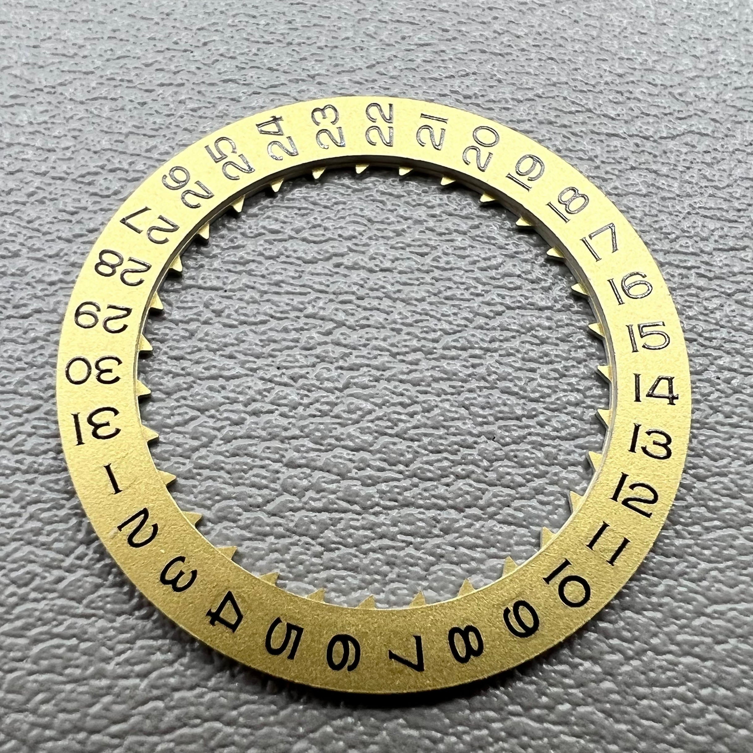 Golden Special Font Date Disk Wheel Date@3 for Miyota 8215 Movement