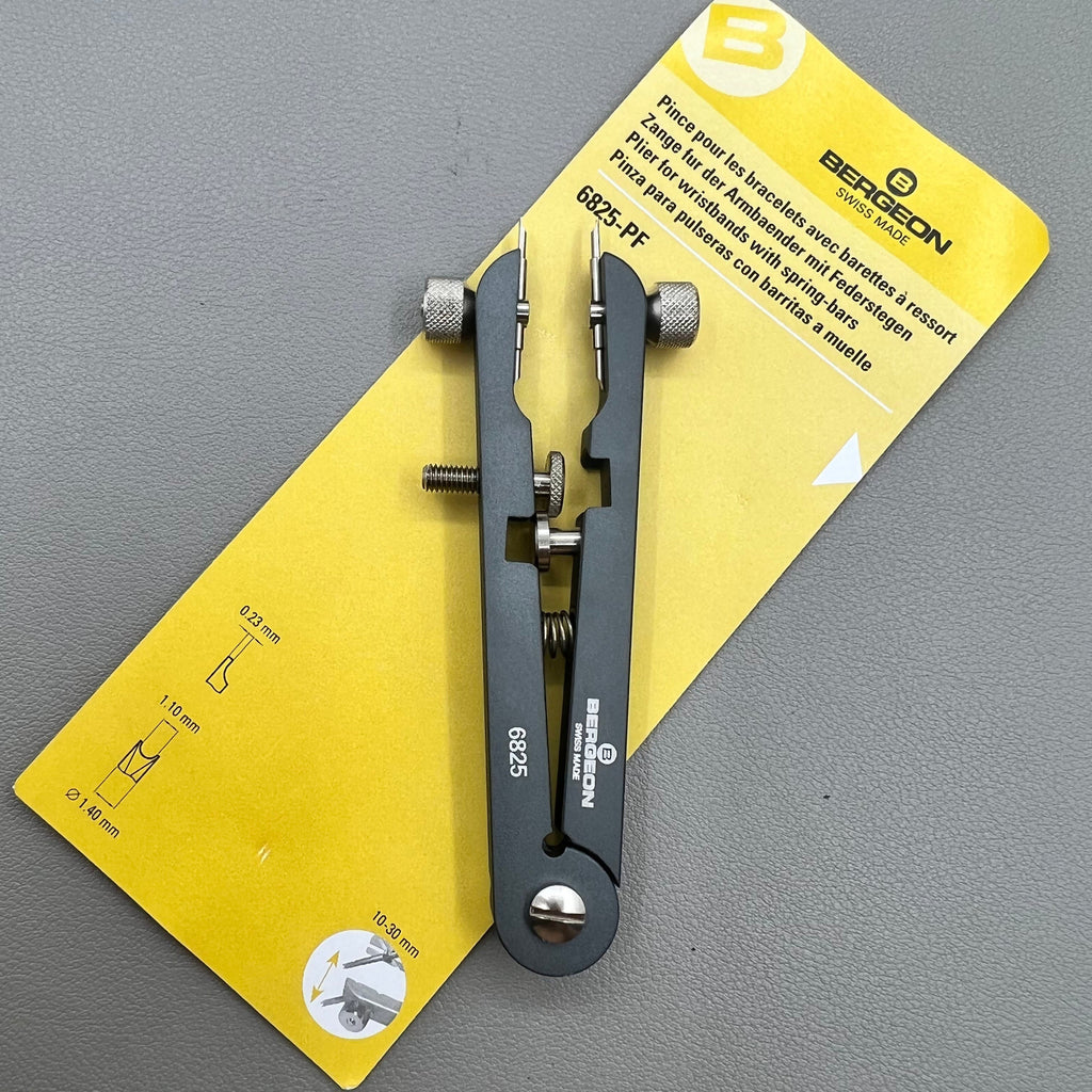 Swiss Bergeon 6825-PF Spring Bar Bracelet Pliers Remover Removing
