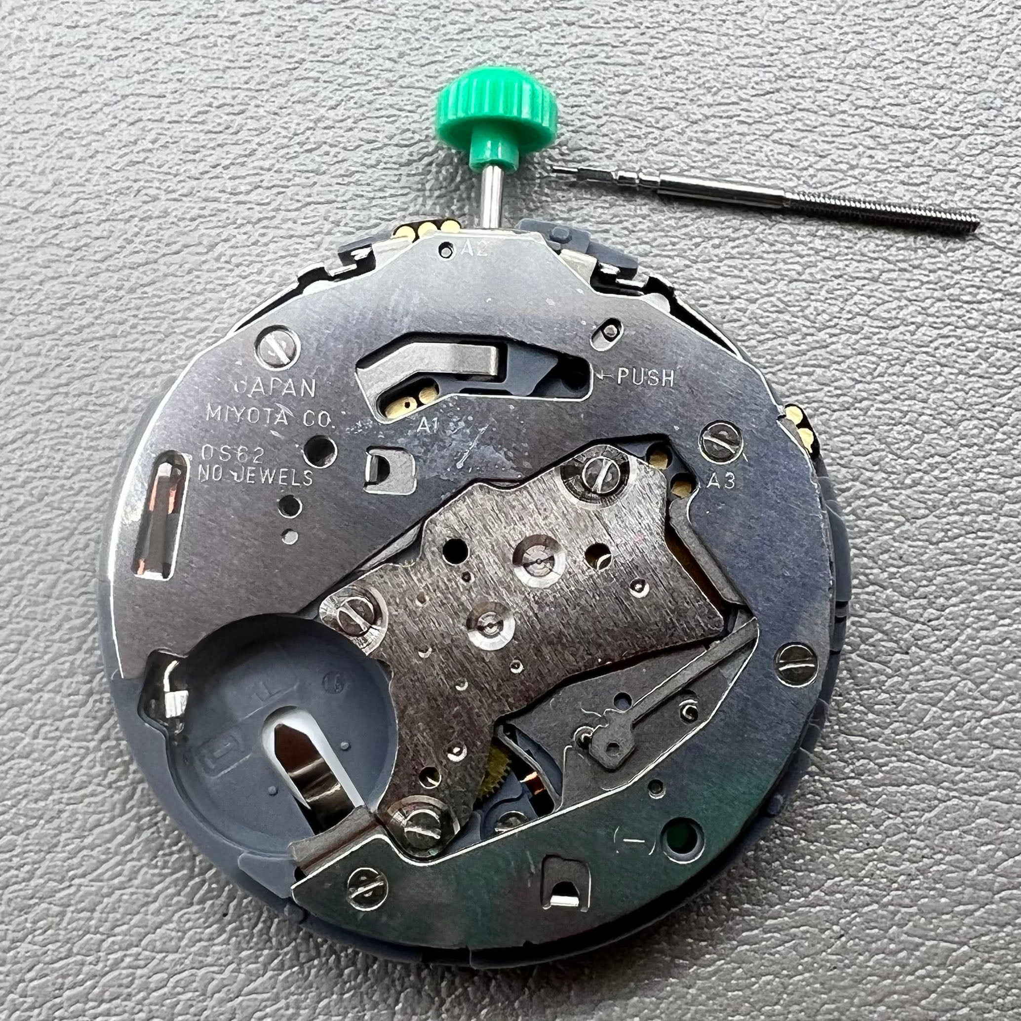 Miyota OS62 Quartz Movement Small Second @6@9@12