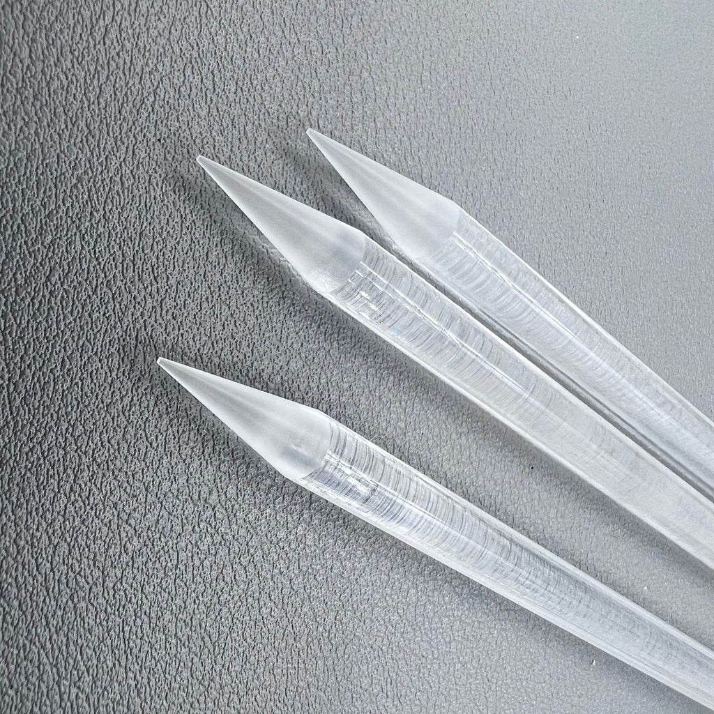 3 PIECES 7010 Replacement Transparent Plastic Stick Polystyrene Watchmaker Tools