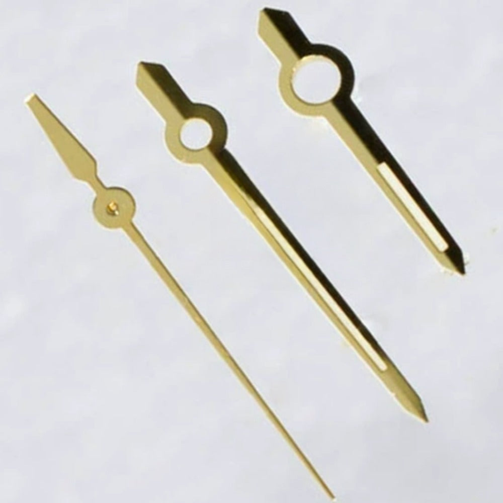 11x15x16.6mm Golden Trim Green Luminous Watch Hands for Japan 8200 8205
