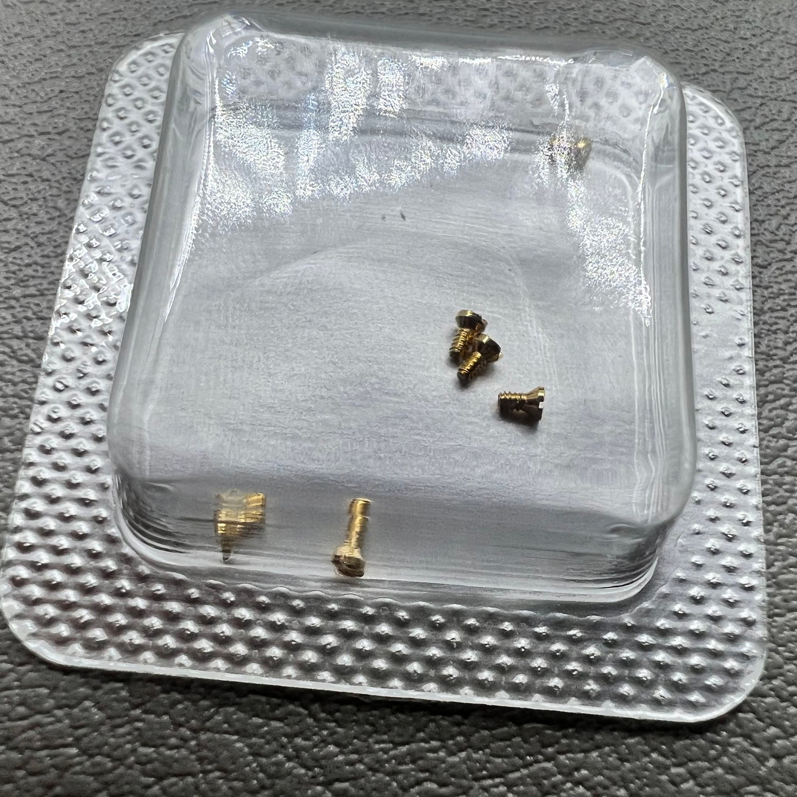6 PIECES/Set Watch Case Back Screw 1.2×0.7x1.7mm for L4.209.4 Watch