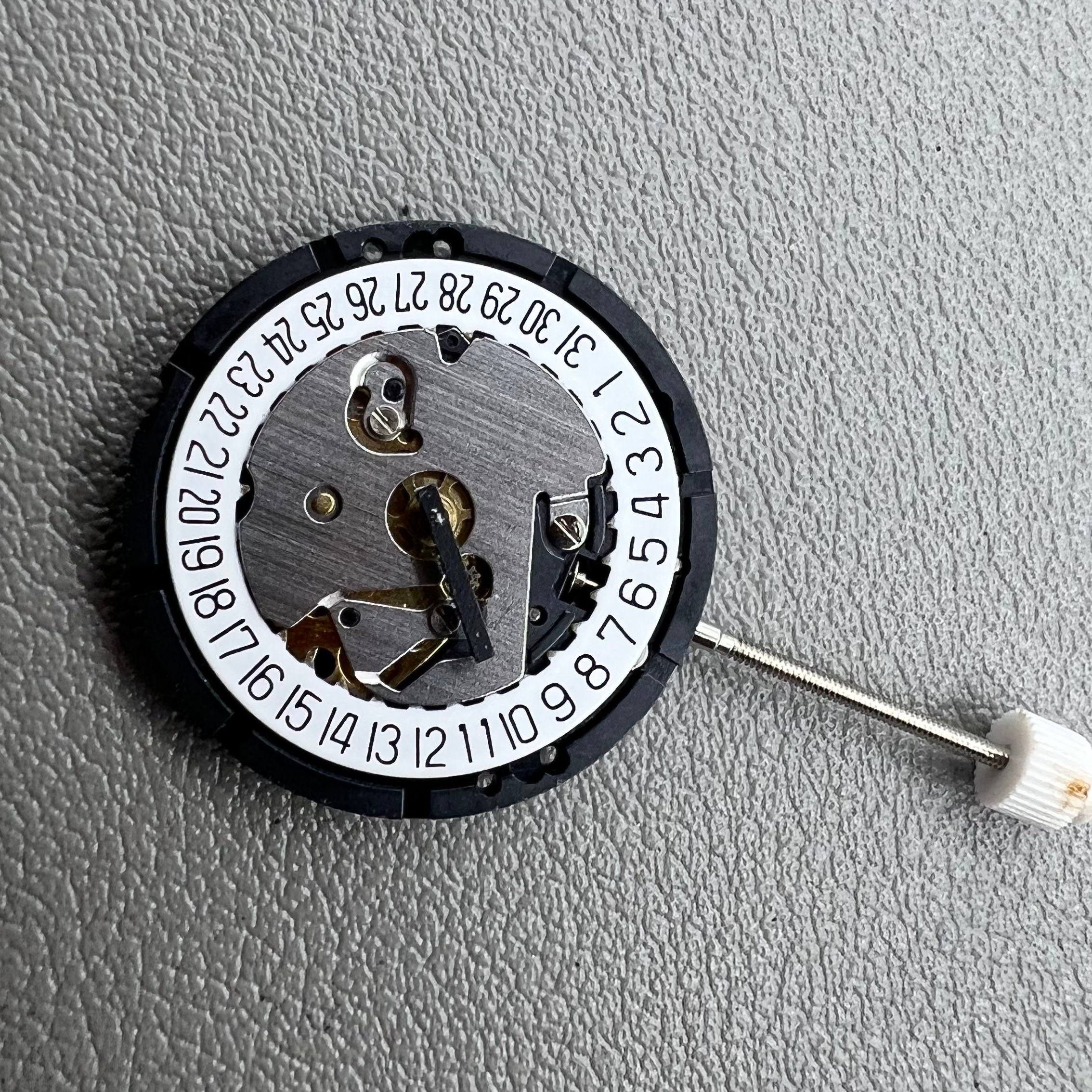 Swiss ISA 338 Quartz Movement Date@6 3 Hands