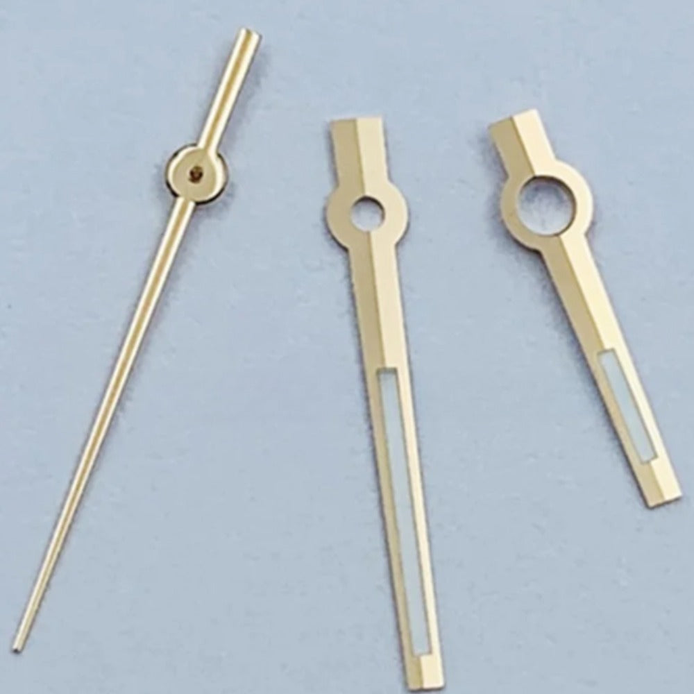 8mmx12mmx12.5mm Rose Golden Trim Lume Hands Set for NH34 NH35 NH36 NH38 NH39