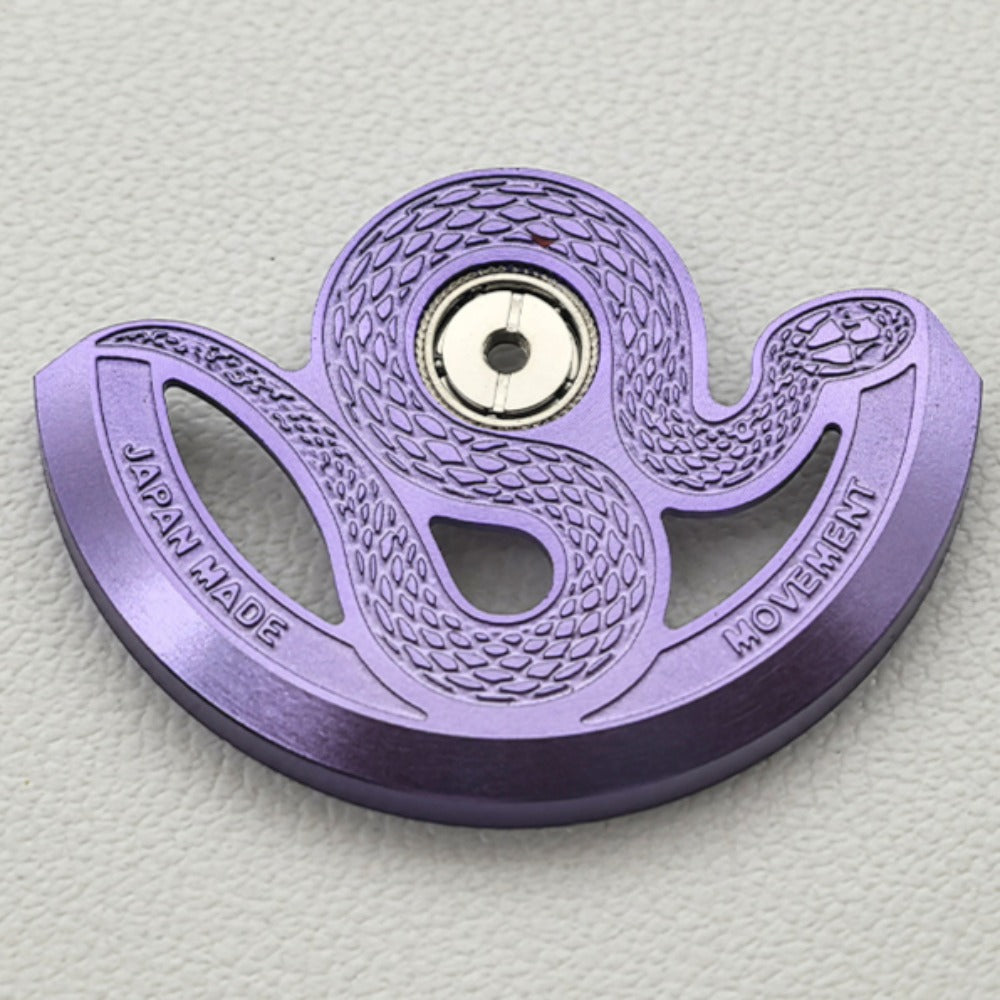 Purple Modified Snake Hollow Rotor Oscillating Weight for NH35 NH36 Movement