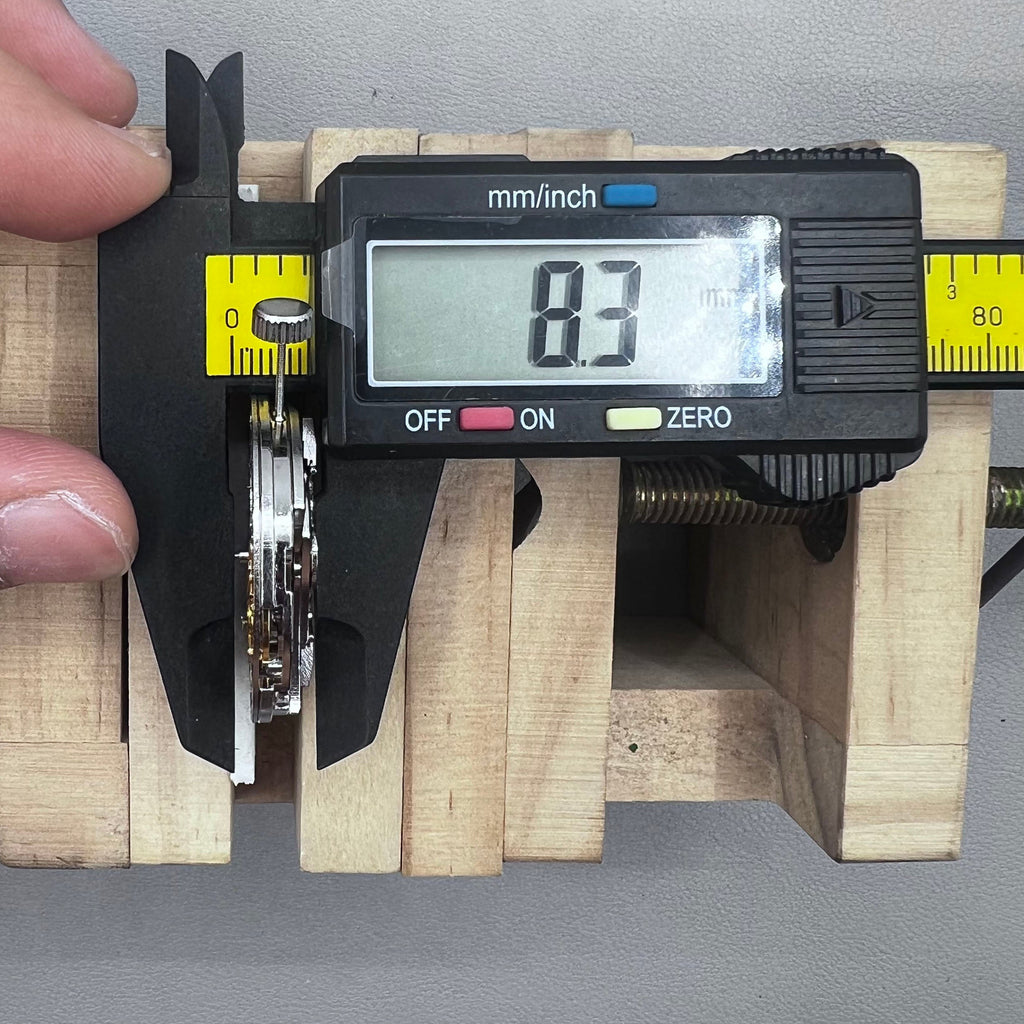 Silver Hollow Mechanical Movement Big Flywheel Moonphase@3