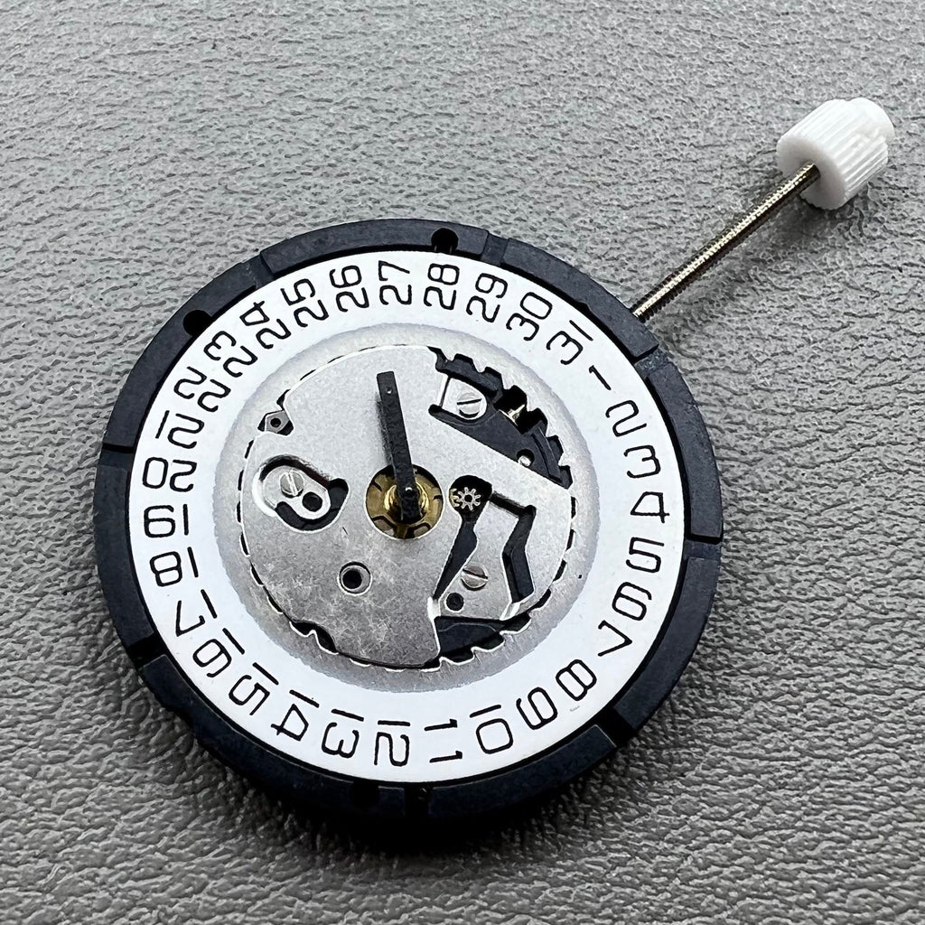 Swiss ISA 2320 White Dial Quartz Movement Date@3