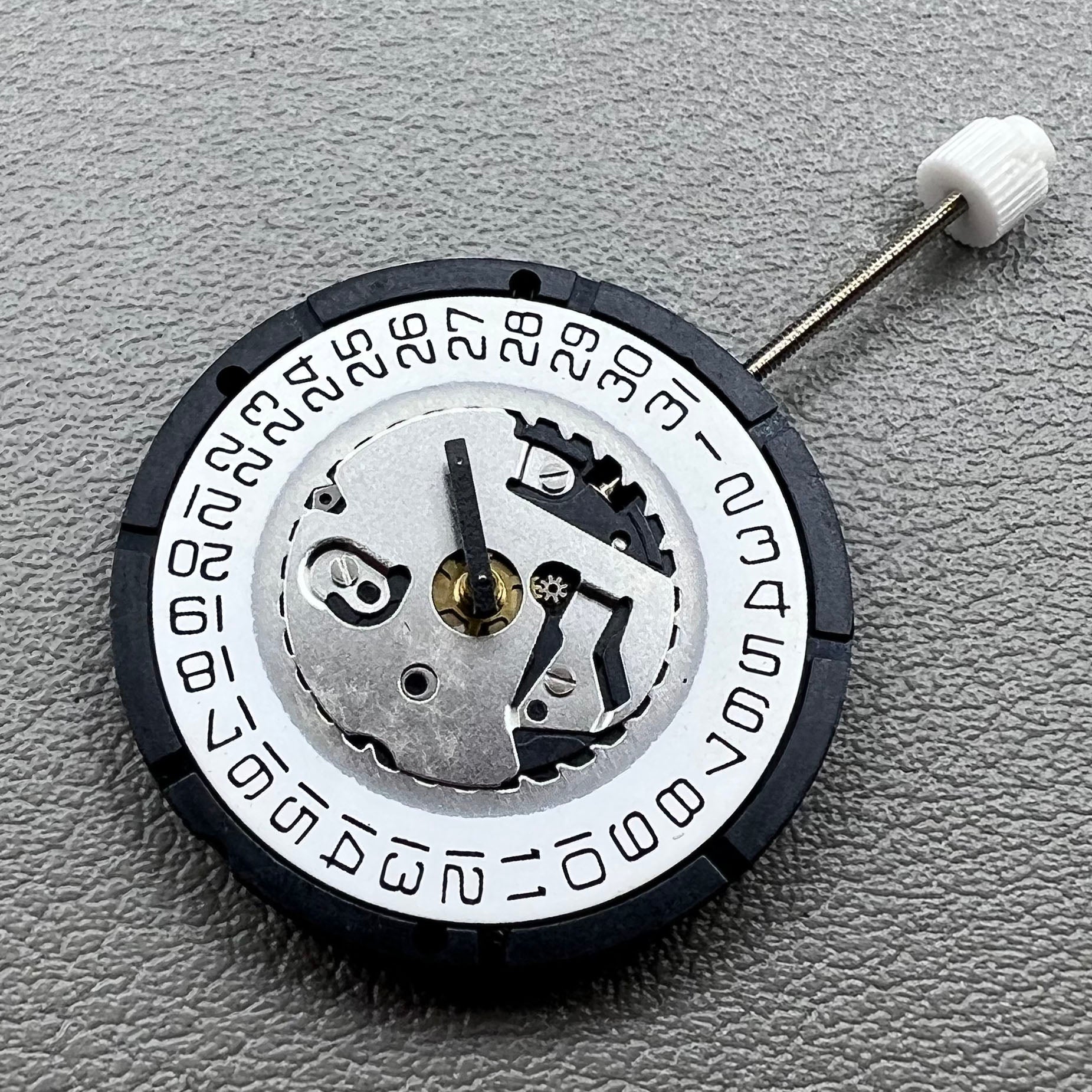 Swiss ISA 2320 White Dial Quartz Movement Date@3