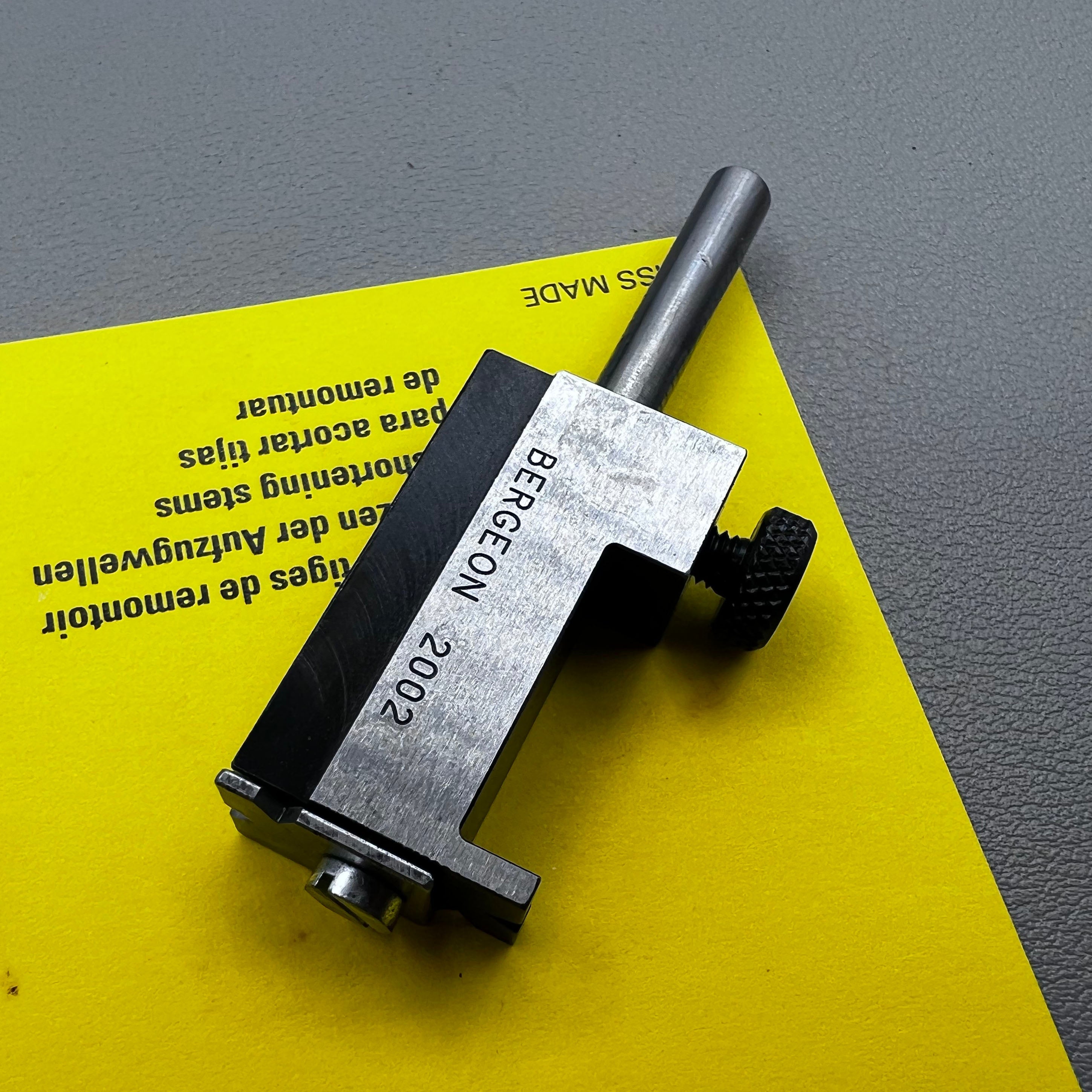 Swiss Bergeon 2002 Tool for Shortening Winding Stems