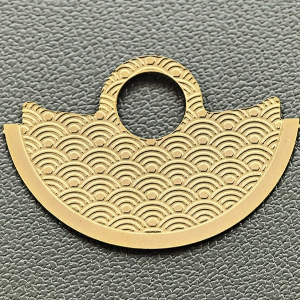 Golden Wave Rotor Oscillating Weight Overlay Fit for NH35 NH36 7S26 4R35