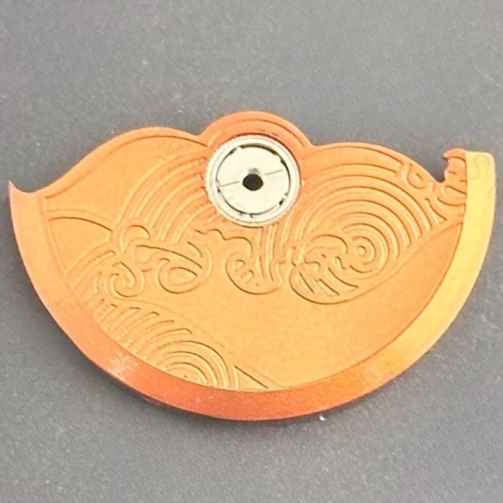 Modified Orange Auspicious Clouds Rotor Oscillating Weight for NH35 NH36