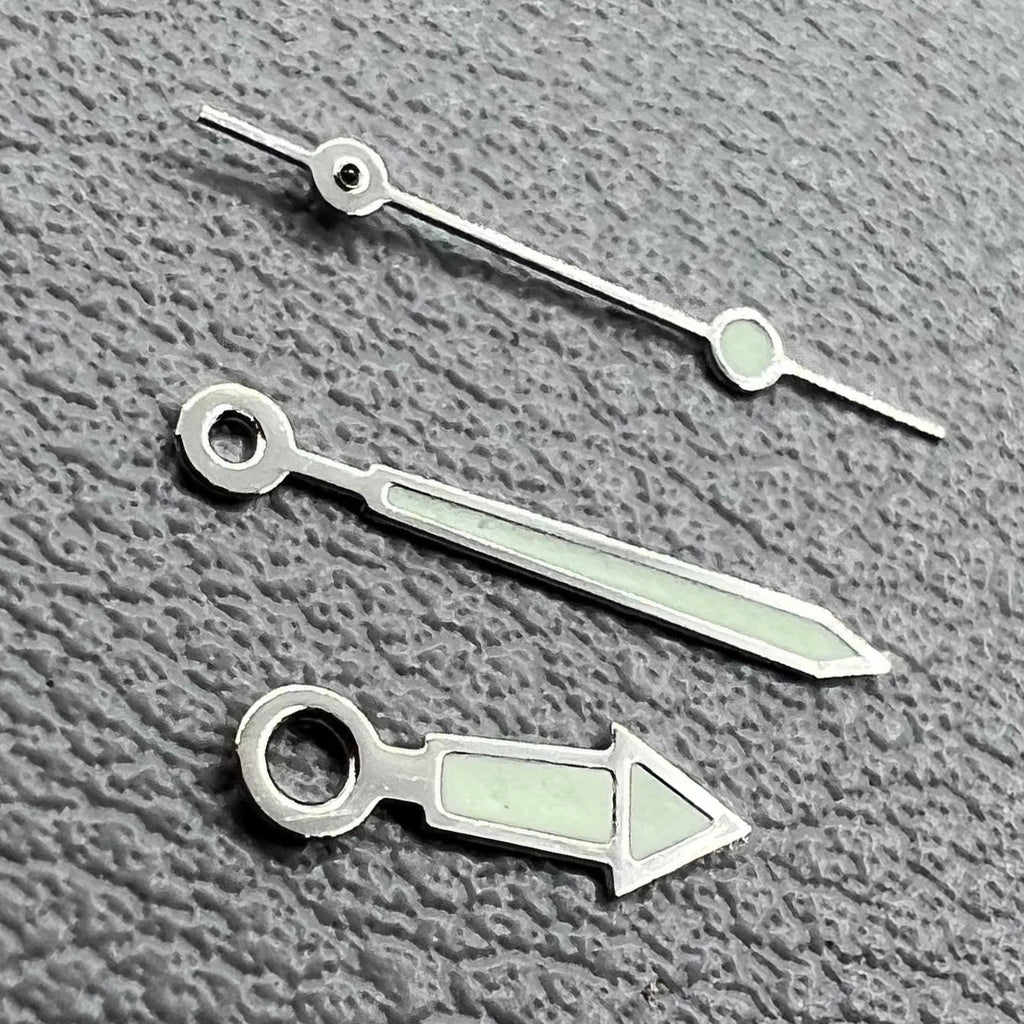 2 Sets/Pack Luminous Set of Watch Hands Set for Miyota 2035 Movement NO.3230