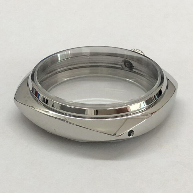 45mm Sapphire Glass Watch Case 316L Steel for Movement ETA 6497 6498 ST3600 3621