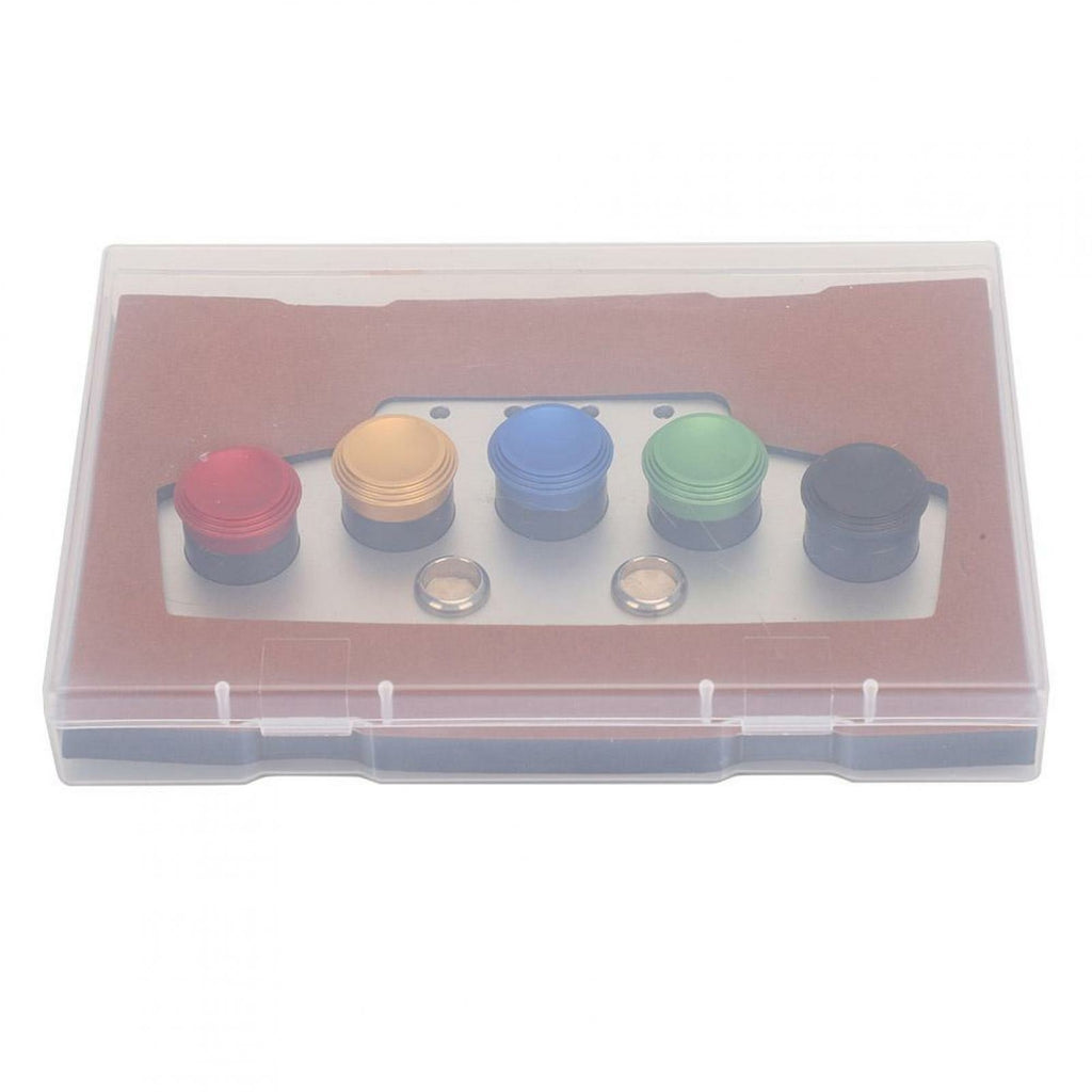 5 Cups With Cover Watch Oiler Dish Stand Holder Oil Dip Dish Watch Repair Supply