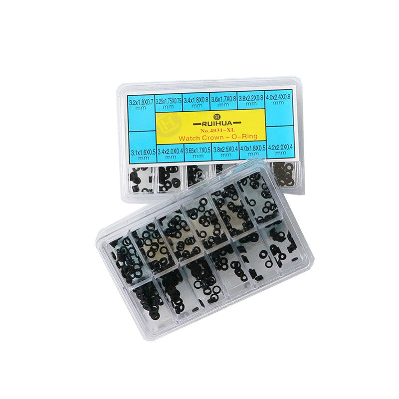 Multi-Sizes Waterproof Rubber Assorted O-ring Gasket Replacement For Watch Crown
